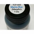 Tru-Color Paint 1 oz Acrylic Paint, Metallic Marine Blue TCP665